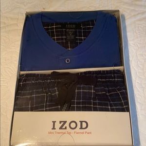 IZOD Men’s Thermal Top-Flannel Pants